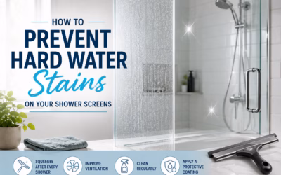 How to Prevent Hard Water Stains on Your Shower Screens